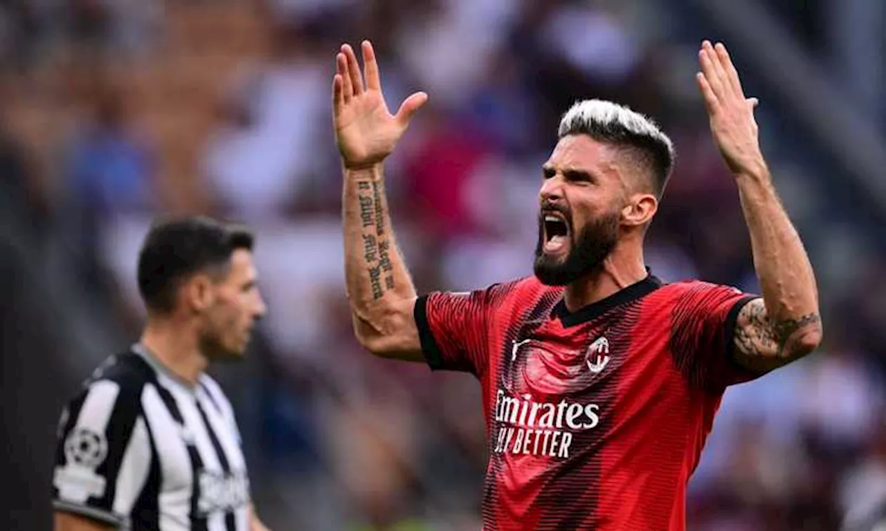 Milan, Giroud: 'Obiettivo scudetto e seconda stella, il PSG non è decisivo'