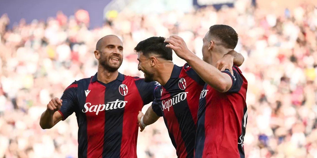 Bologna show, Frosinone ko. Pari Salernitana-Cagliari