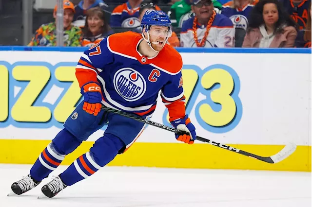 Oilers captain Connor McDavid to miss 1–2 weeks with upper-body