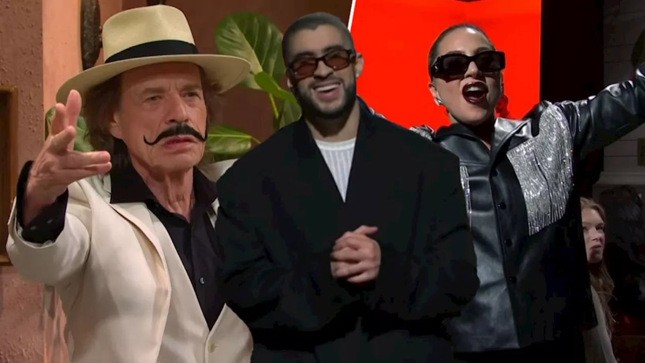 Bad Bunny Makes 'SNL' Debut With Help From Mick Jagger & Lady Gaga