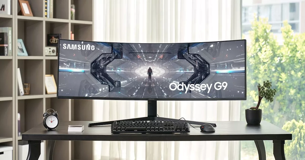 This Samsung 49-inch QLED gaming monitor is heavily discounted