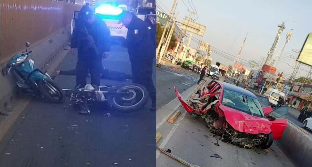 Mueren 3 motociclistas en distintos accidentes en Edomex