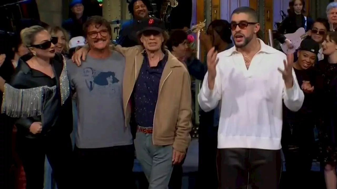 Mick Jagger and Lady Gaga Make Surprise Cameos in Bad Bunny's 'SNL' Hosting Debut