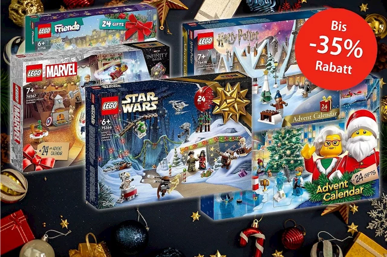 Mega Rabatte und Amazon Coupons auf Lego Adventskalender 2023 von Harry Potter, Star Wars und Co.