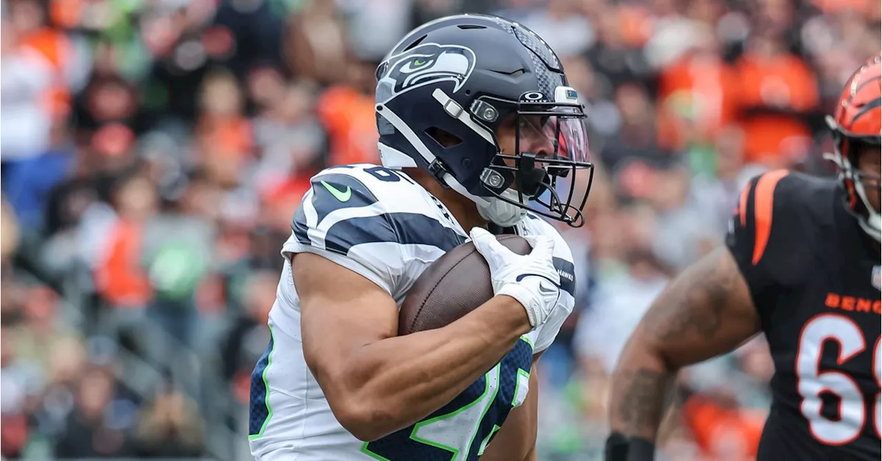 Seahawks rookie RB Zach Charbonnet not expected to play vs. Cardinals