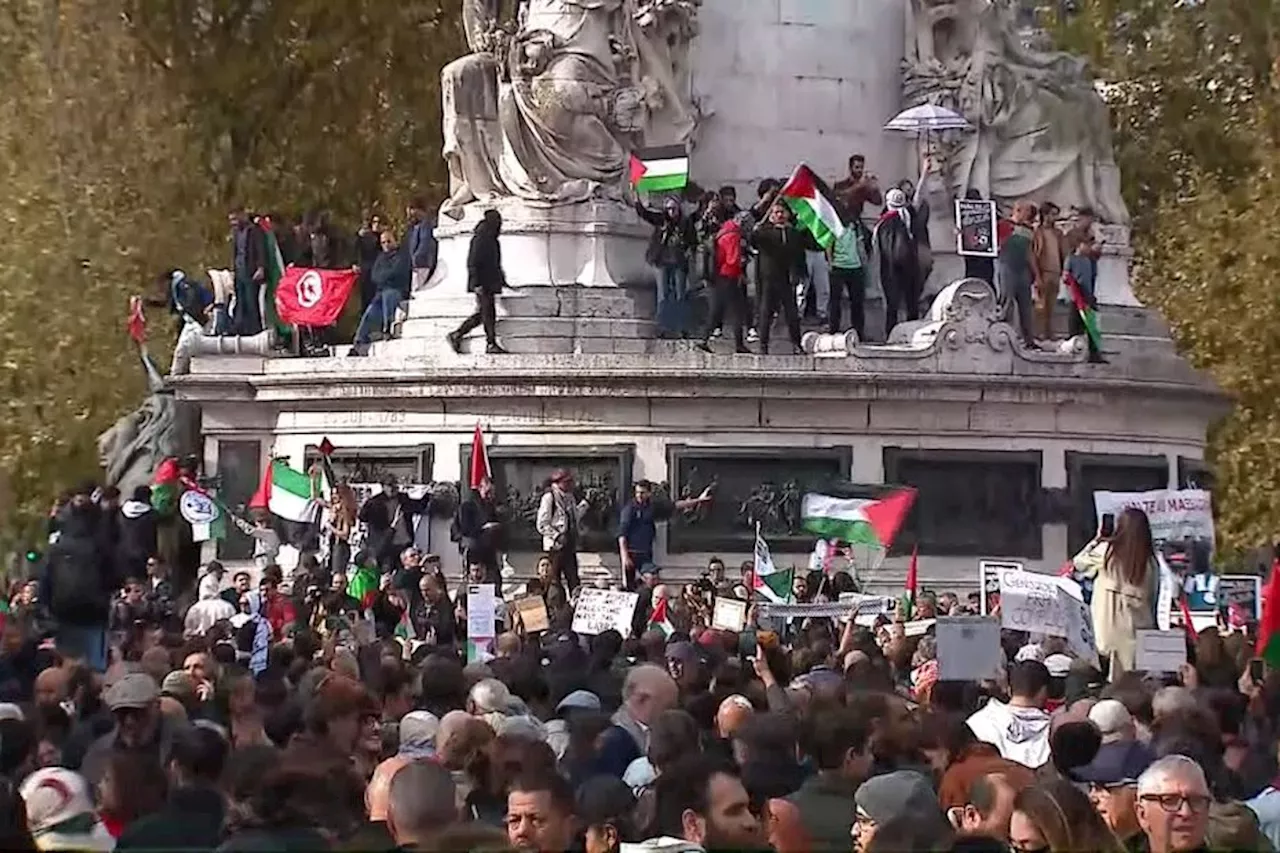 Manifestation pro-palestinienne : plusieurs milliers de personnes rassemblées à Paris pour dire 'stop au massa