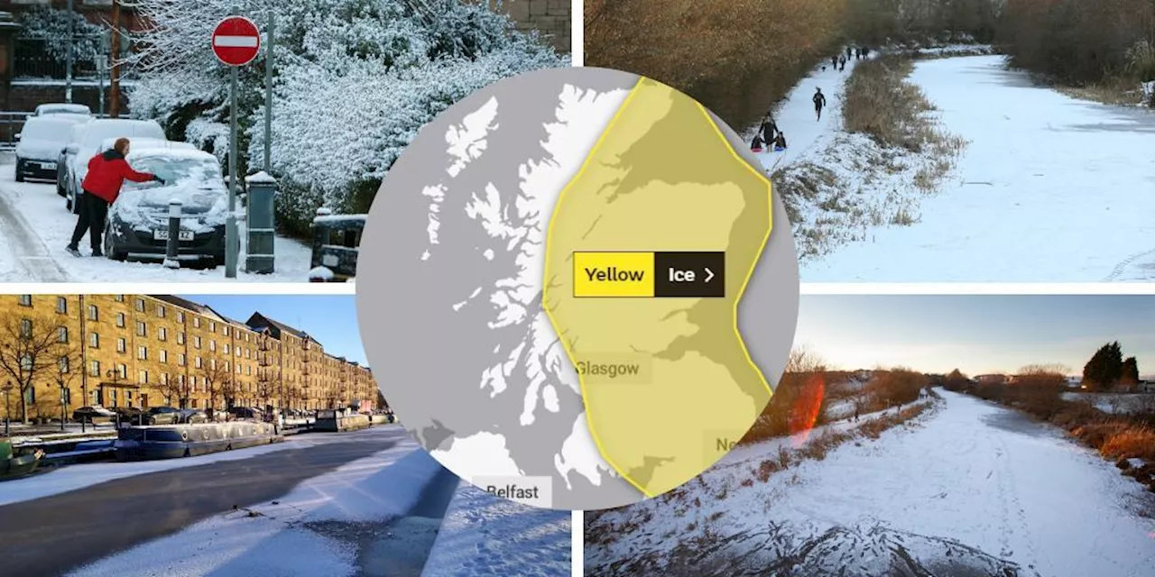 Met Office issues yellow warning for ice in Lanarkshire