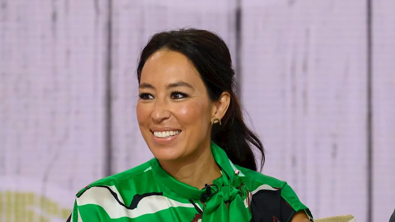 Joanna Gaines looks phenomenal in tiny mini skirt in celebratory photo - wait till you see her shoes