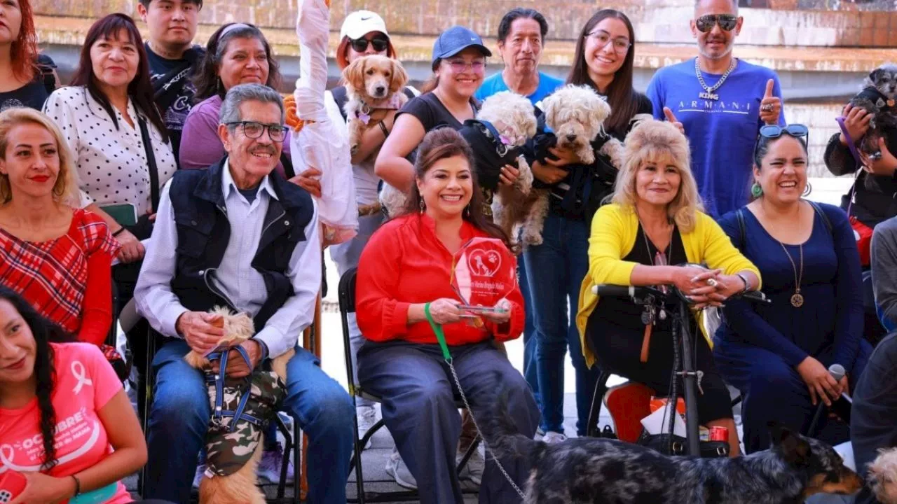 Clara Brugada se une a la lucha en contra del maltrato animal en la CDMX