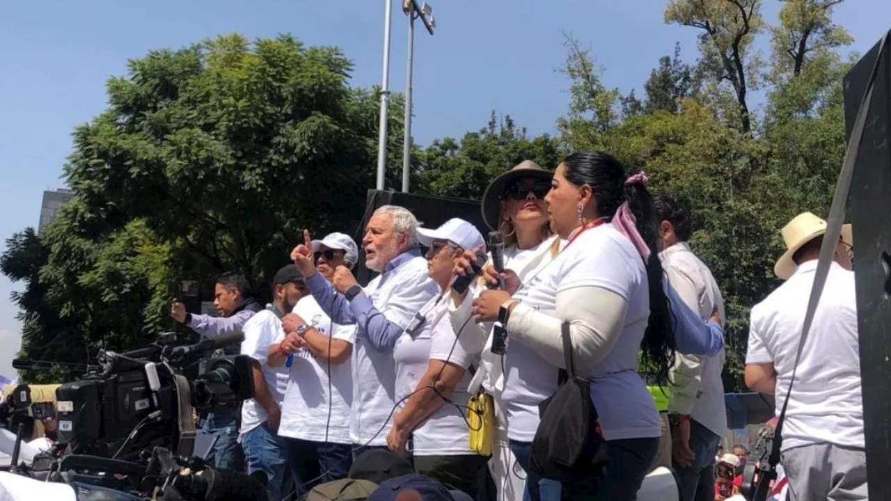 Empleados del Poder Judicial de la Federación realizan marcha en la CDMX