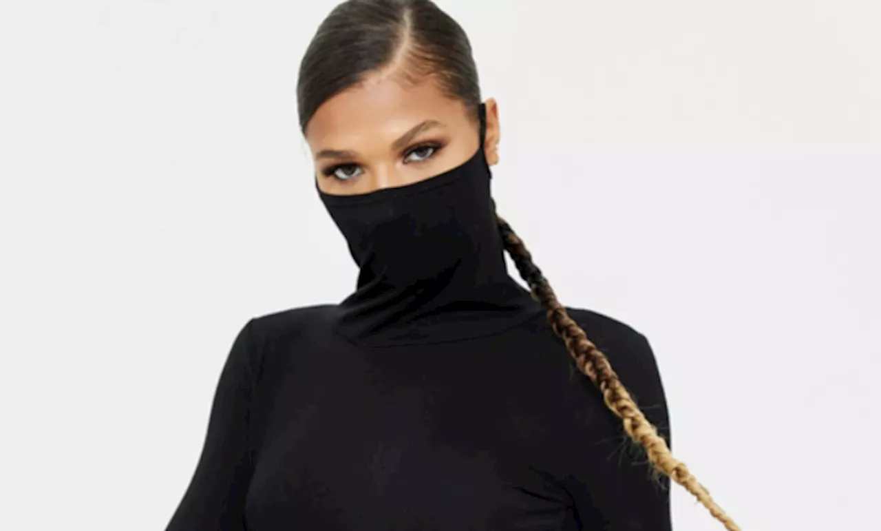 This dress has a built in face mask so you’ll never forget yours again