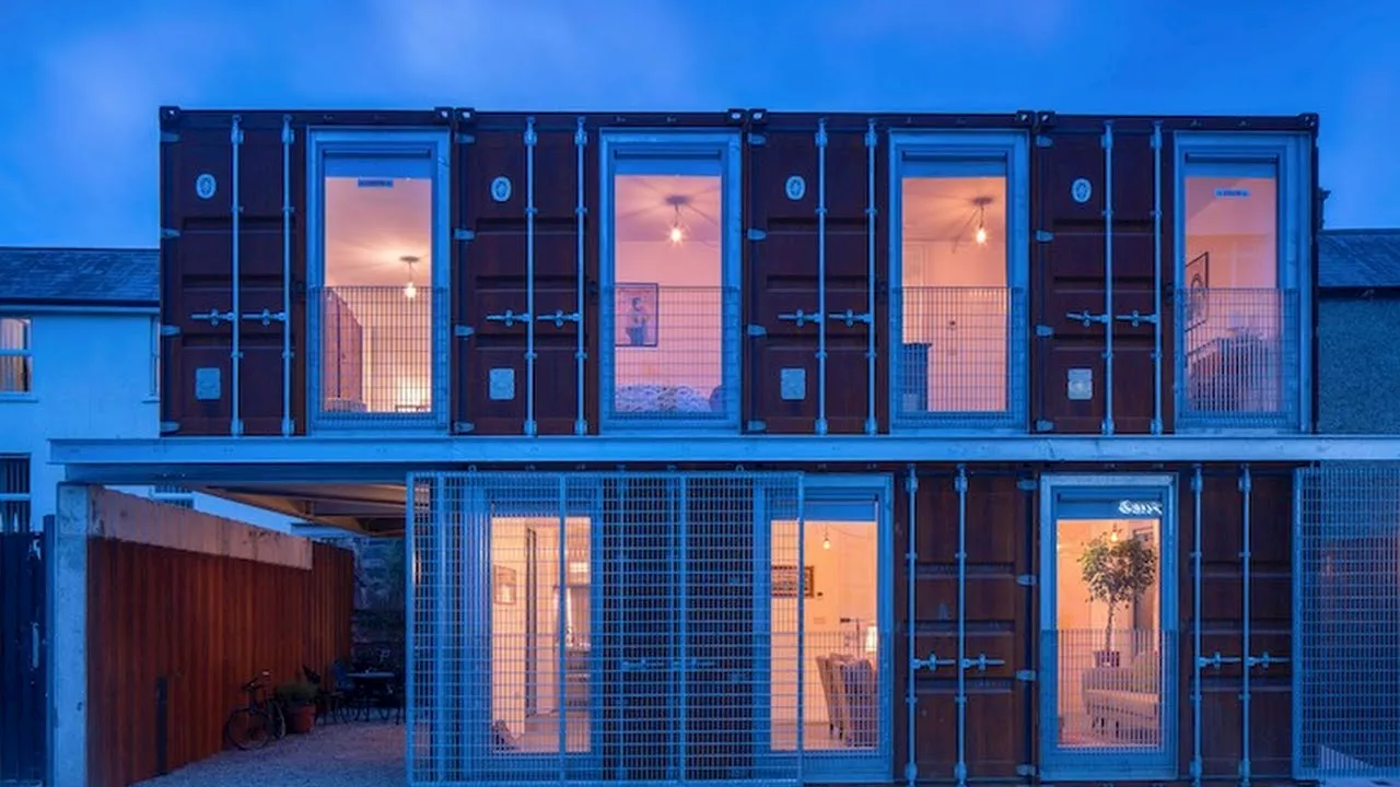 Inside the incredible shipping container house in Ringsend