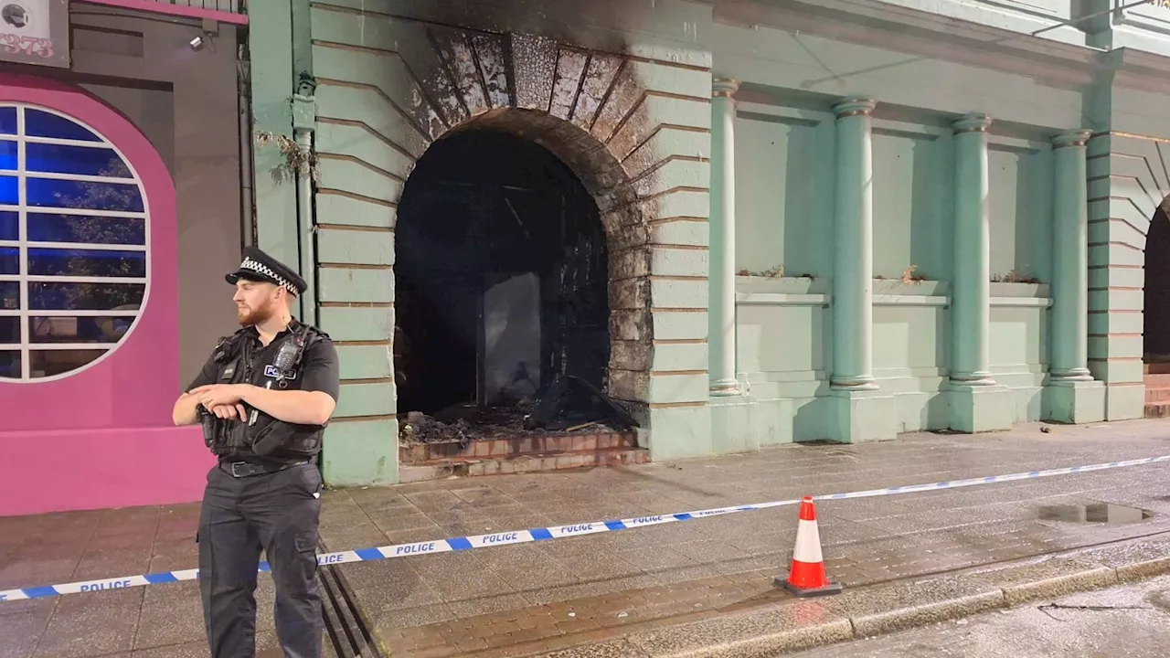 Former nightclub in Plymouth city centre goes up in flames