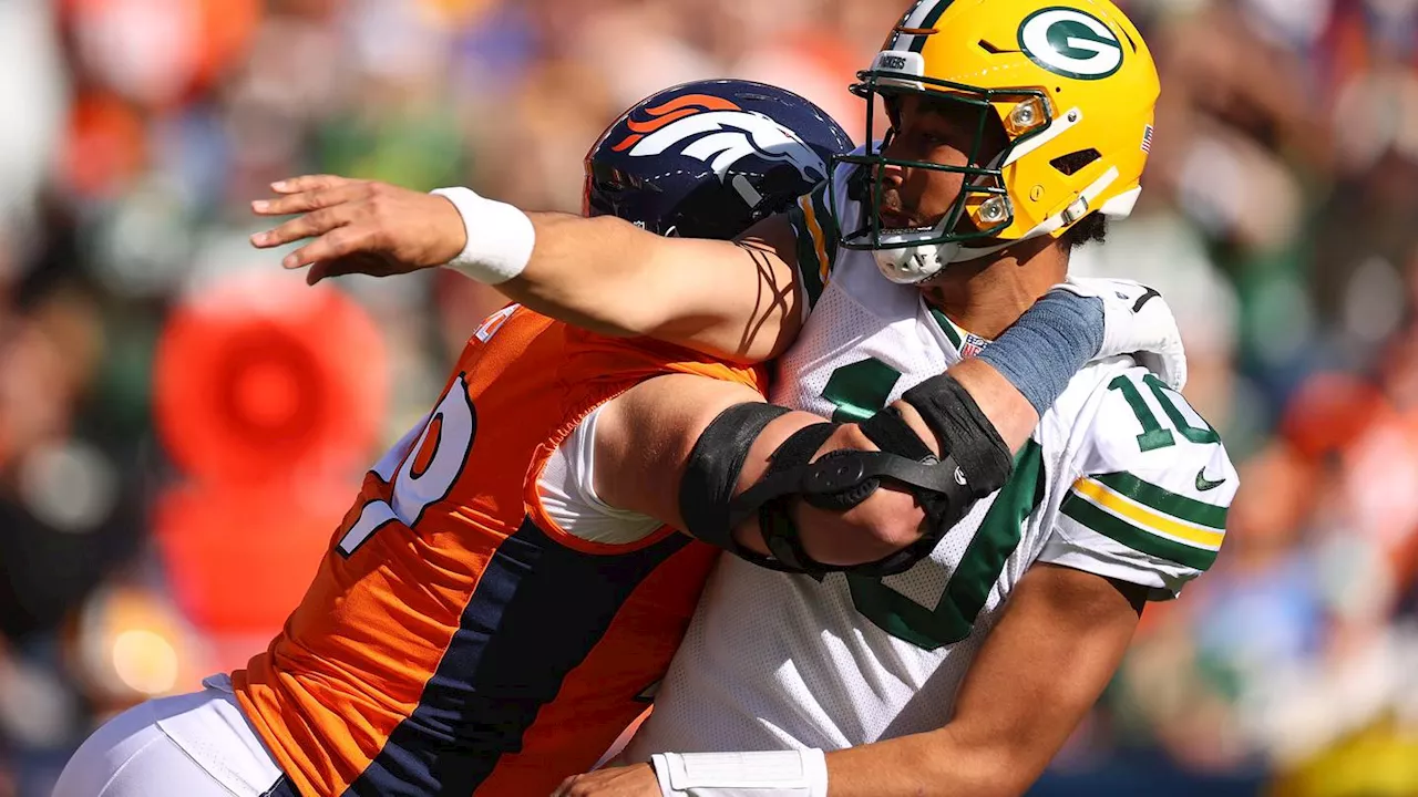 Packers struggle again in loss to last-place Broncos on another rough day for Jordan Love