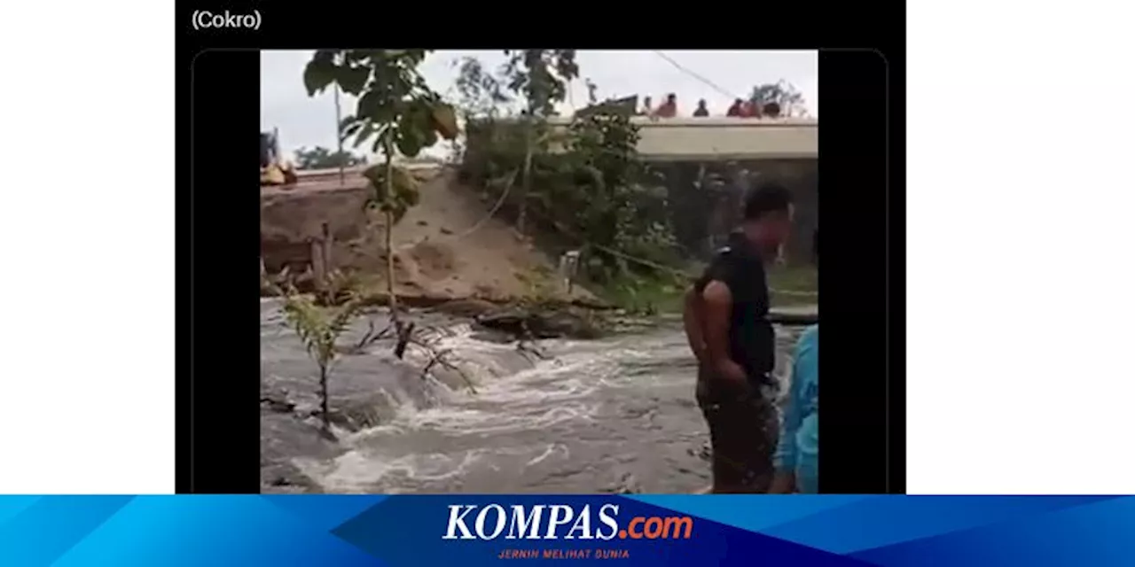 Video Viral Selokan Mataram Jebol, Berlokasi di Dekat Proyek Jalan Tol Yogyakarta-Bawen