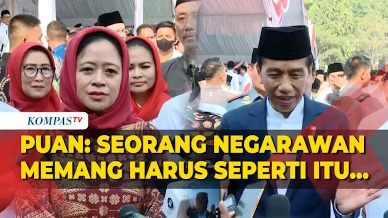 Puan Tanggapi Pernyataan Presiden Jokowi yang Sebut Dukung Semua Pasangan Calon di Pilpres 2024