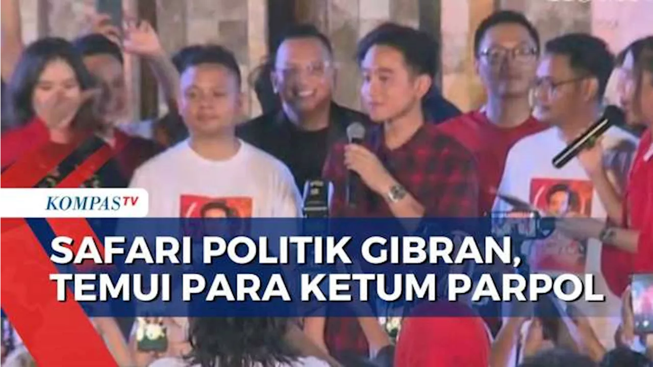 Safari Politik Gibran ke Ketum Parpol Koalisi Indonesia Maju, dari Golkar Hingga Demokrat