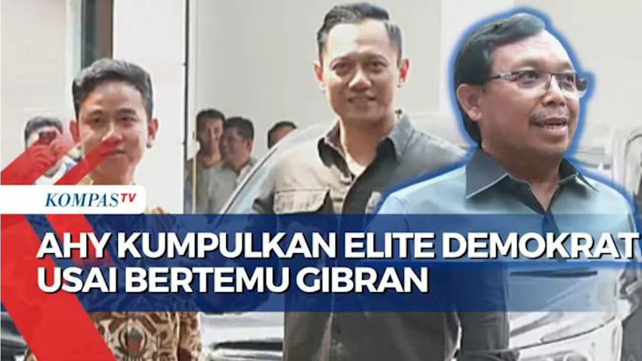 Usai Bertemu Gibran, AHY Kumpulkan Petinggi Partai Demokrat untuk Bahas Hal ini