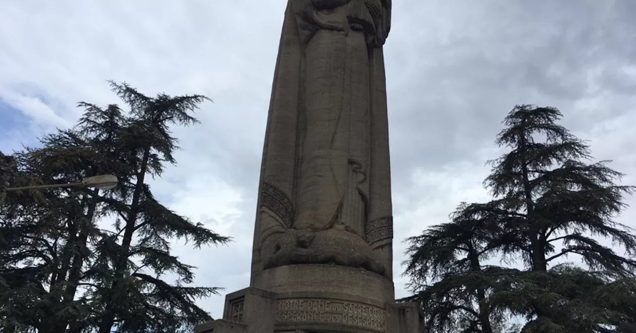 Près de Lyon, la plus grande Vierge de France et son carillon s’effritent dangereusement