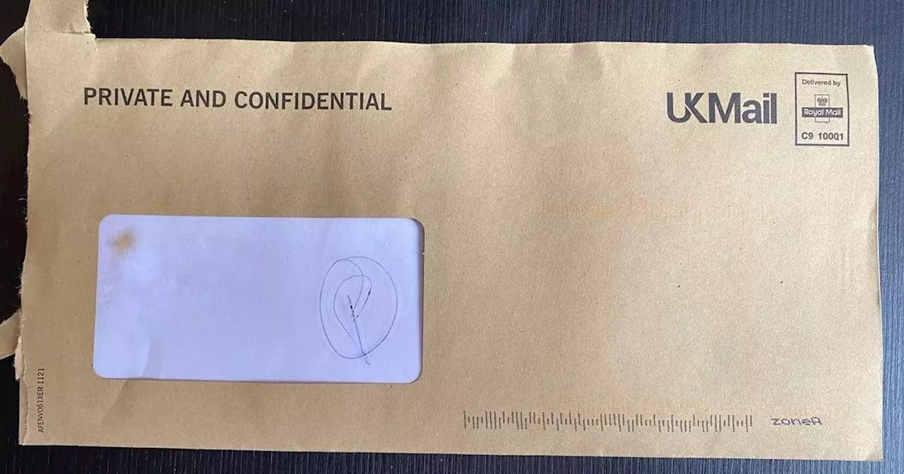 What it means when the letter 'P' is written on an envelope