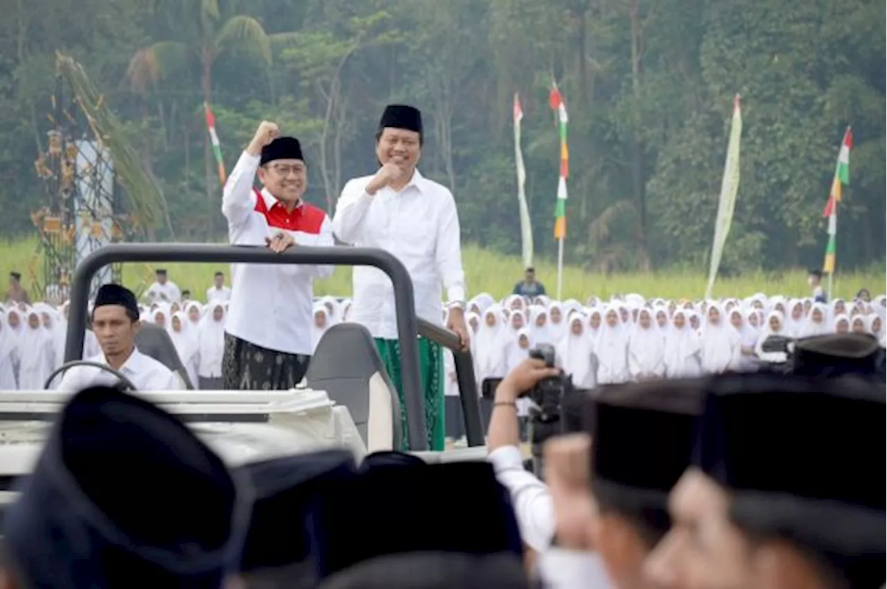 Di Depan Ribuan Santri, Gus Muhaimin Siap Prioritaskan Kemakmuran Guru