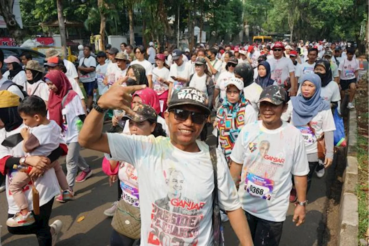 Kawan Juang GP Gelar Ganjar Mahfud Full Color di Kota Bogor