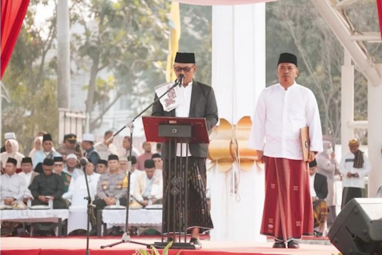 Ribuan Santri Peringati Hari Santri Nasional di Alun-alun Kota Cilegon