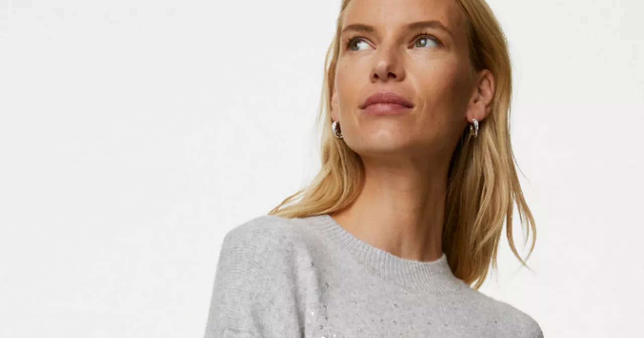 M&S 'sparkly' £29 winter jumper fashion fans can wear all the way up to spring