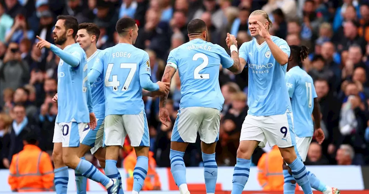 Man City break Manchester United record with win over Brighton