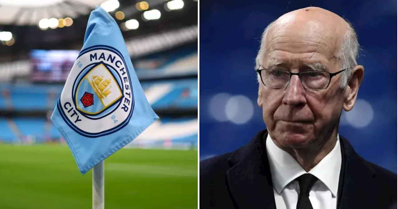 Man City condemn offensive chants about Sir Bobby Charlton after Man Utd legend's death