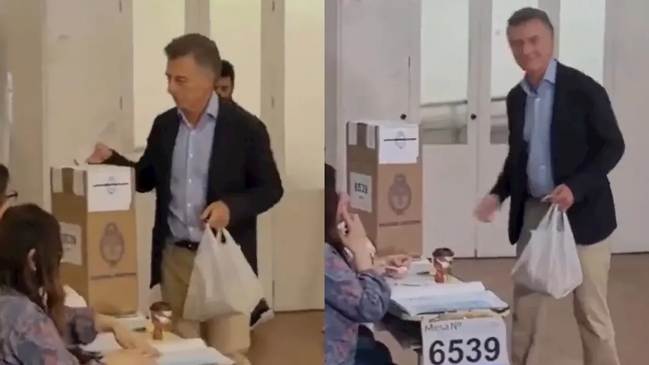 Mauricio Macri protagonizó un insólito hecho con una bolsa de facturas