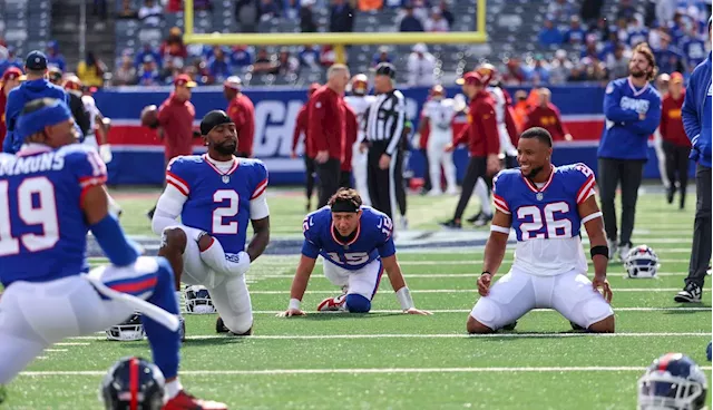 Giants left without QB vs. Bears after Daniel Jones, Tyrod Taylor both  injured – NBC Sports Chicago