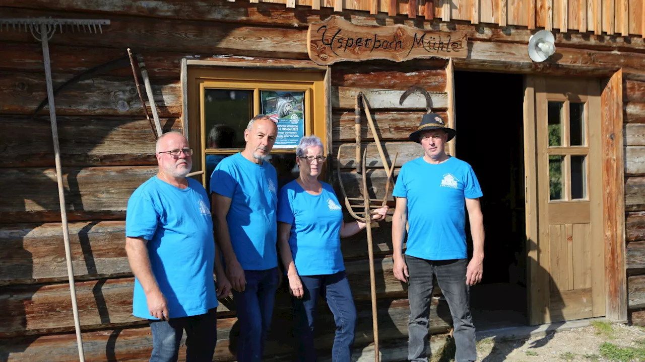 Ansturm beim Mühlenfest in Dorfstetten