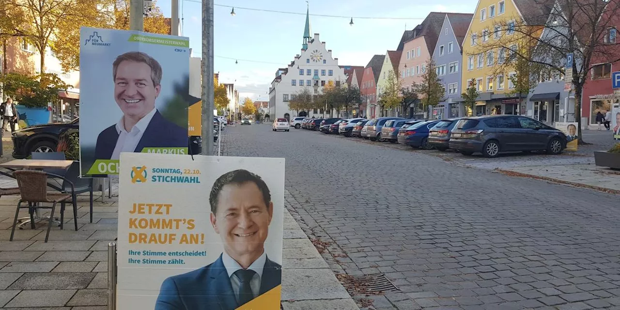 OB-Stichwahl in Neumarkt live: Die Auszählung läuft - es wird spannend! Hier informieren wir aktuell