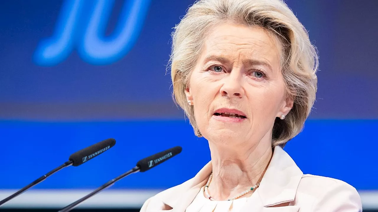 Rede beim Deutschlandtag der JU: Von der Leyen will mehr gegen Schlepper tun