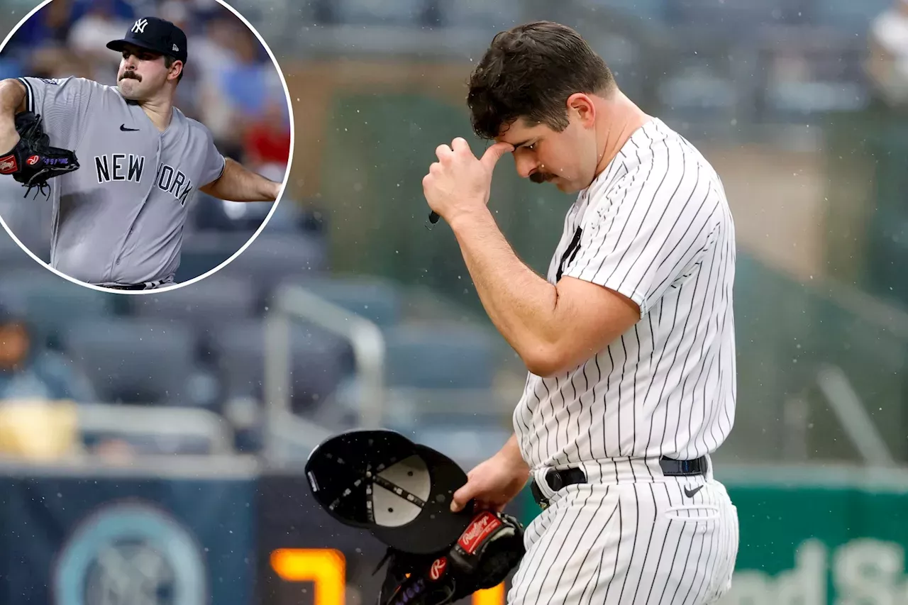 How Yankees' Carlos Rodón reacted to getting 'wrecked' in 1st spring start  
