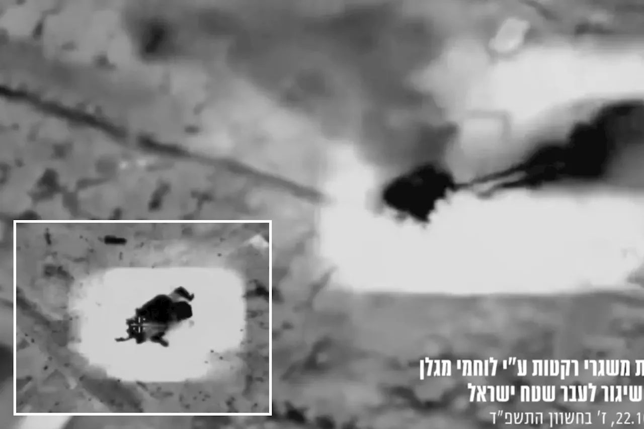 Israeli forces show off 'Iron Sting' mortar bomb taking out rocket launcher in first operational use