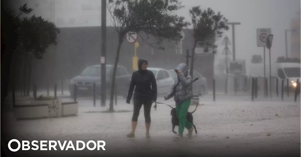 IPMA coloca cinco distritos do sul com aviso laranja