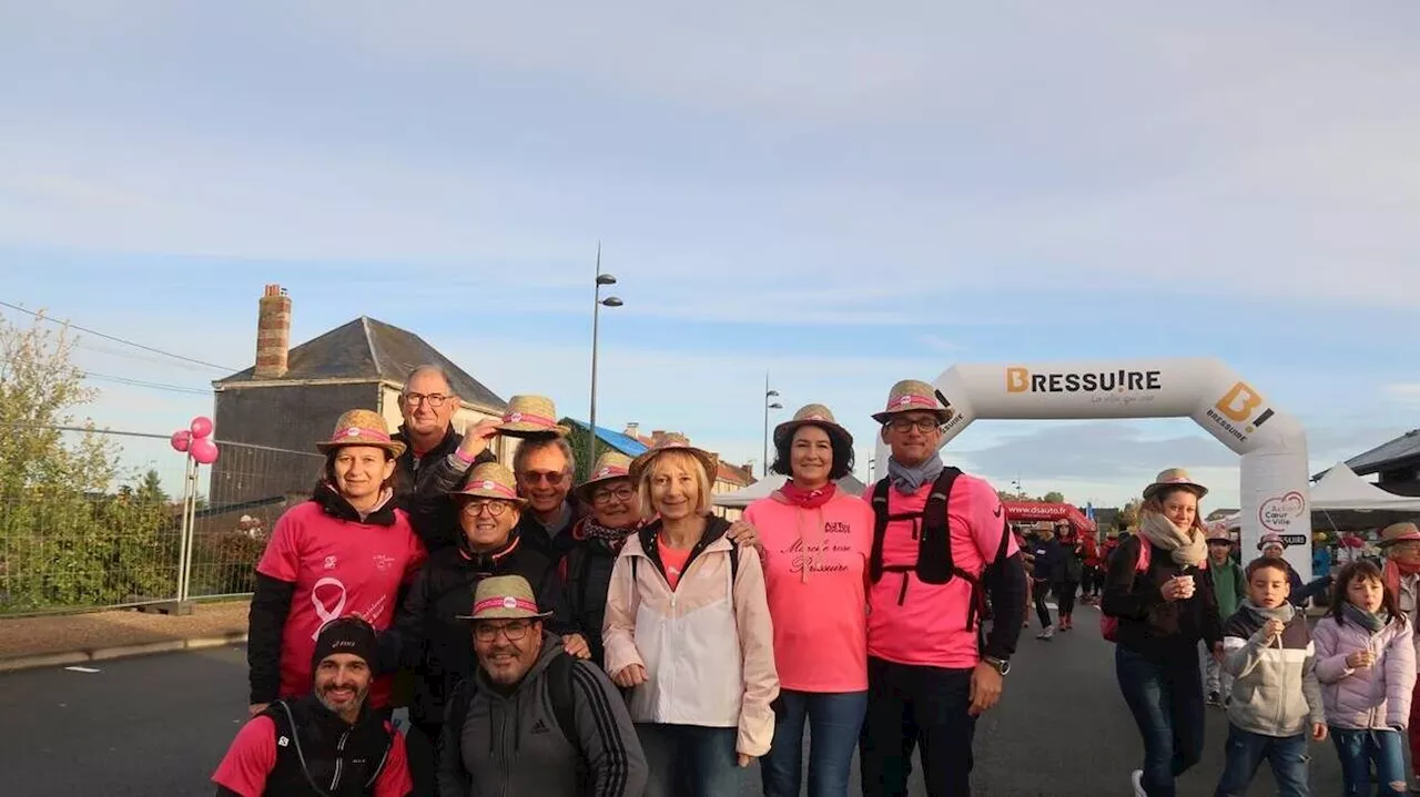 Plus d’un millier de personnes ont participé à la Marche rose de Bressuire