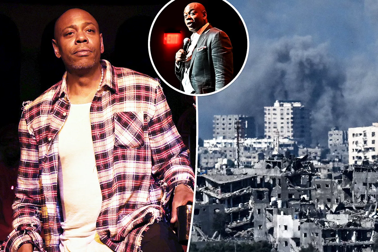 Dave Chappelle fans walk out after comedian criticizes Israel's 'war crimes' in Gaza: report