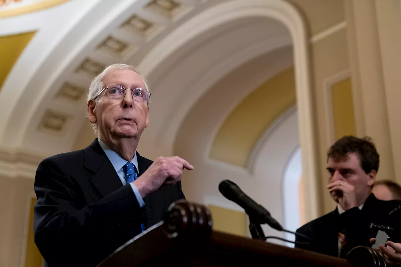 McConnell supports packaging aid to Ukraine and Israel together