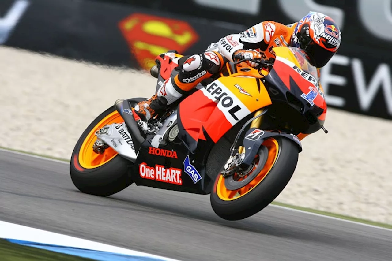 Assen-GP: Stoner siegt, Lorenzo abgeschossen