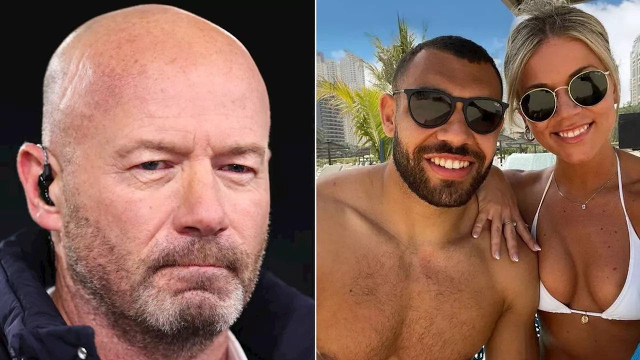 Alan Shearer's brilliant seven word response to daughter's relationship with Joe Marchant