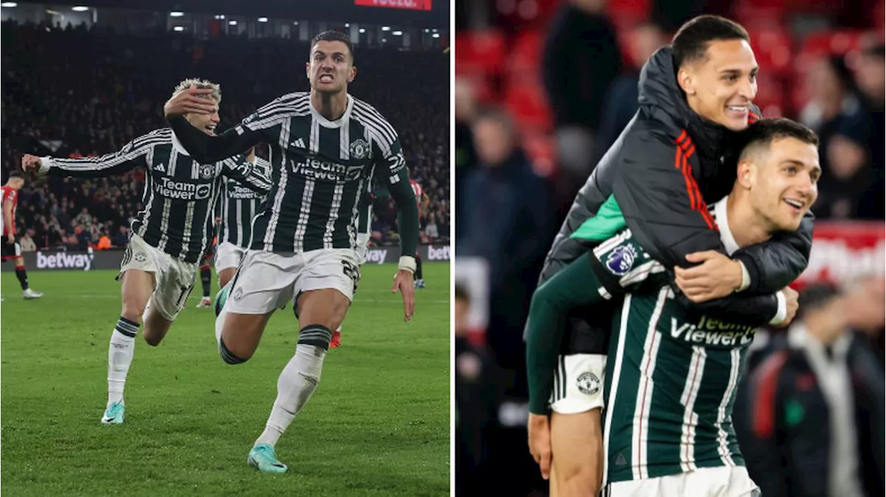 Card game inspiration behind Diogo Dalot's Manchester United goal celebration vs Sheffield United