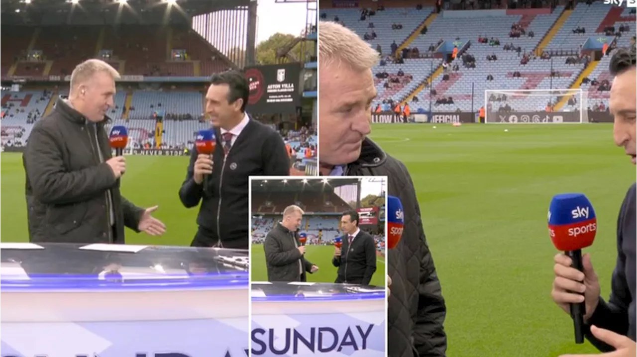 Dean Smith and Unai Emery had brilliant interview ahead of Aston Villa vs West Ham