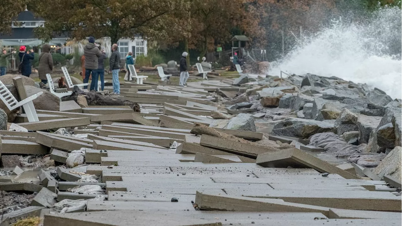 Bilanz der Jahrhundert-Sturmflut: 2000 Menschen an der Ostsee evakuiert