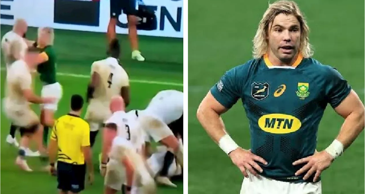 ‘Faf doing Faf things’: Comical moment during Springboks win over England [watch]