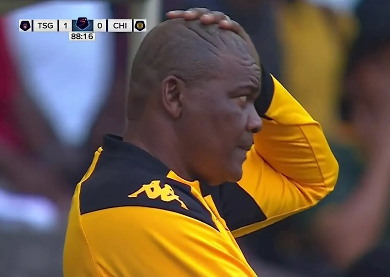 “This was Ntseki’s last game as Kaizer Chiefs coach”