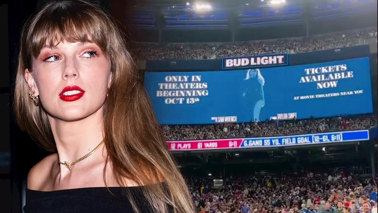 Taylor Swift Ad Met With Boos At MetLife Stadium During 'Monday Night Football'