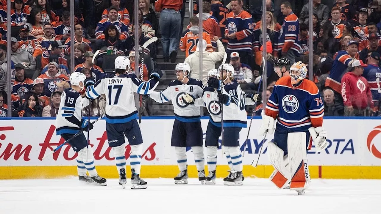 Scheifele scores in OT as Jets ground Oilers